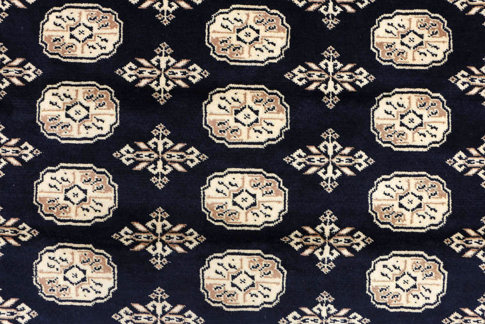 Midnight Blue Bokhara 9' 2 x 11' 11 - No. 48432 - ALRUG Rug Store