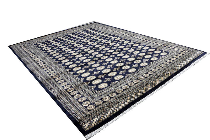 Midnight Blue Bokhara 9' 2 x 11' 11 - No. 48432 - ALRUG Rug Store