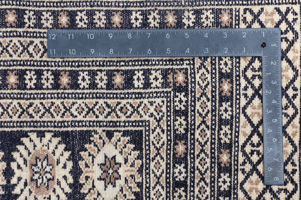 Midnight Blue Bokhara 9' 2 x 11' 11 - No. 48432 - ALRUG Rug Store
