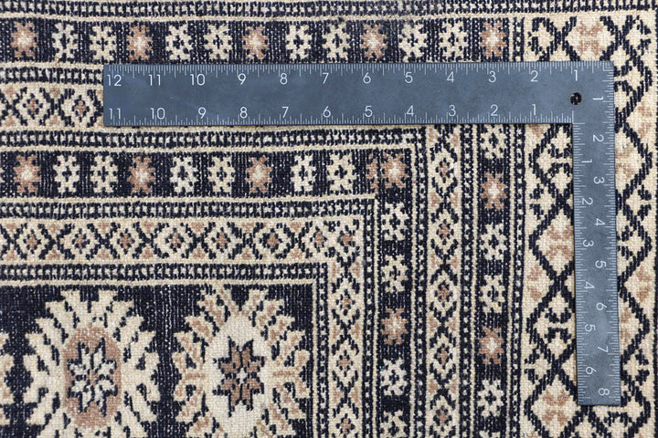 Midnight Blue Bokhara 9' 2 x 11' 11 - No. 48432 - ALRUG Rug Store