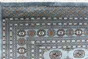 Light Slate Grey Bokhara 9' 2 x 11' 8 - No. 48436 - ALRUG Rug Store