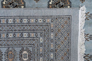 Light Slate Grey Bokhara 9' 2 x 11' 8 - No. 48436 - ALRUG Rug Store