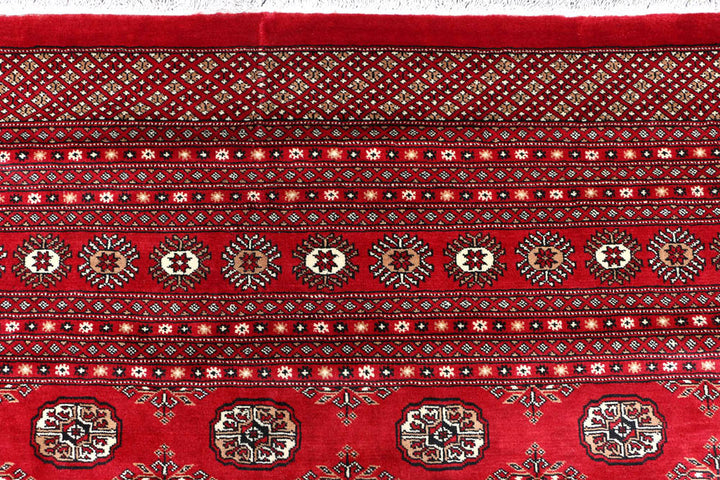 Firebrick Bokhara 10' 2 x 13' 7 - No. 48439 - ALRUG Rug Store