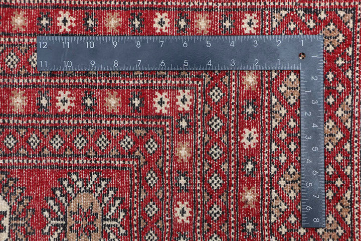 Firebrick Bokhara 10' 2 x 13' 7 - No. 48439 - ALRUG Rug Store
