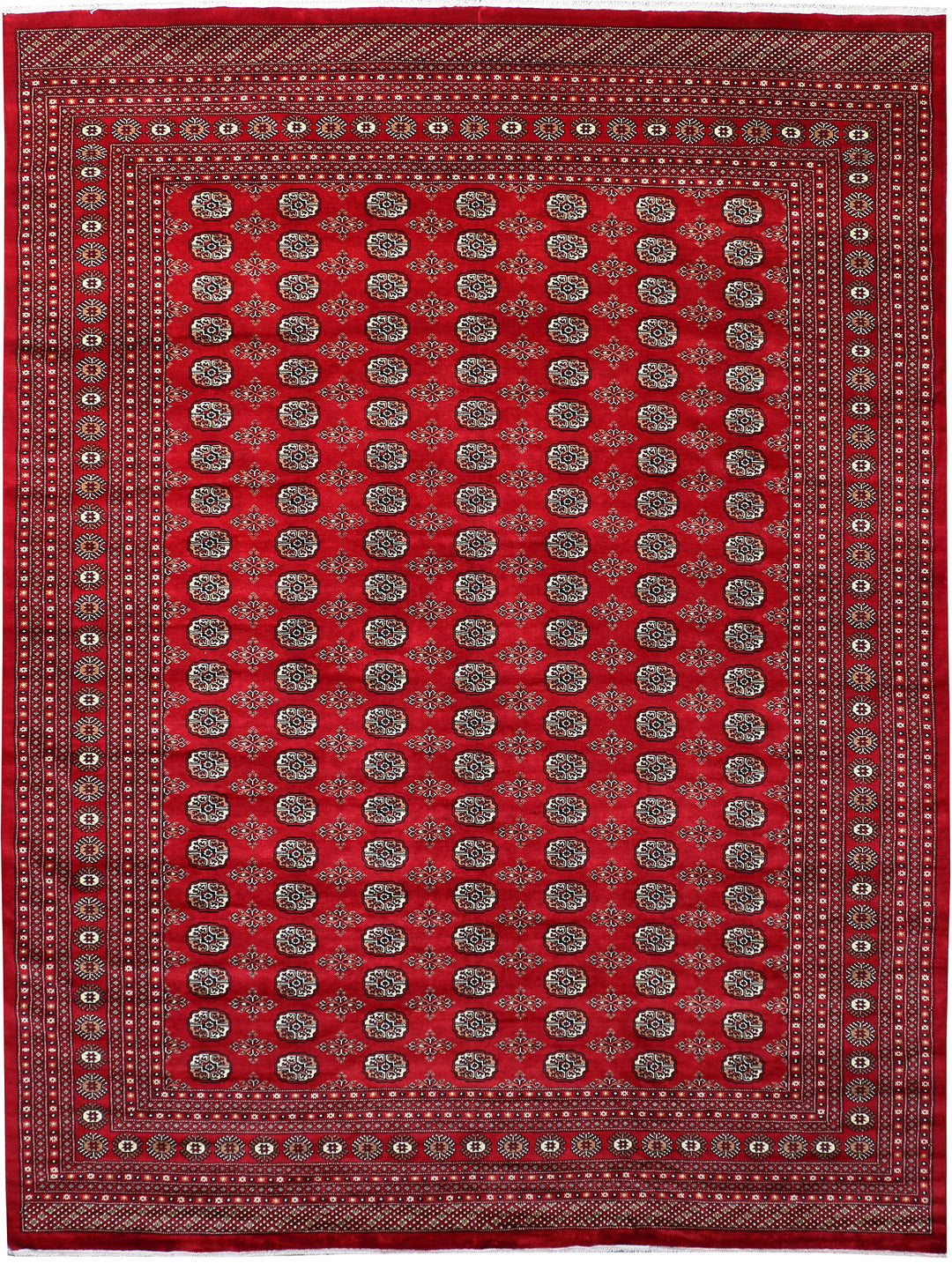 Firebrick Bokhara 10' 2 x 13' 7 - No. 48439 - ALRUG Rug Store