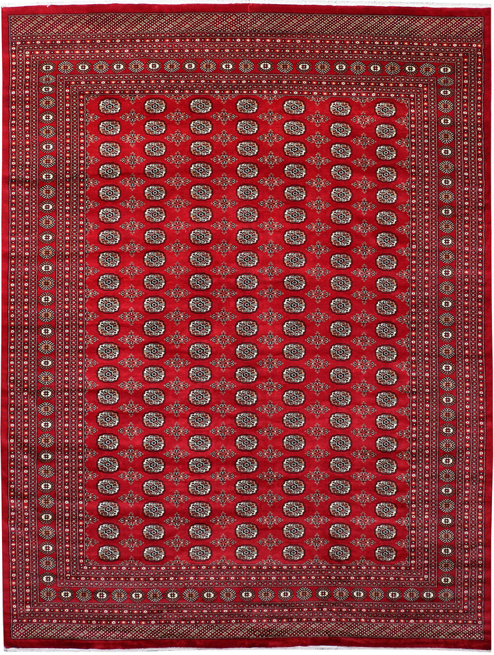 Firebrick Bokhara 10' 2 x 13' 7 - No. 48439 - ALRUG Rug Store
