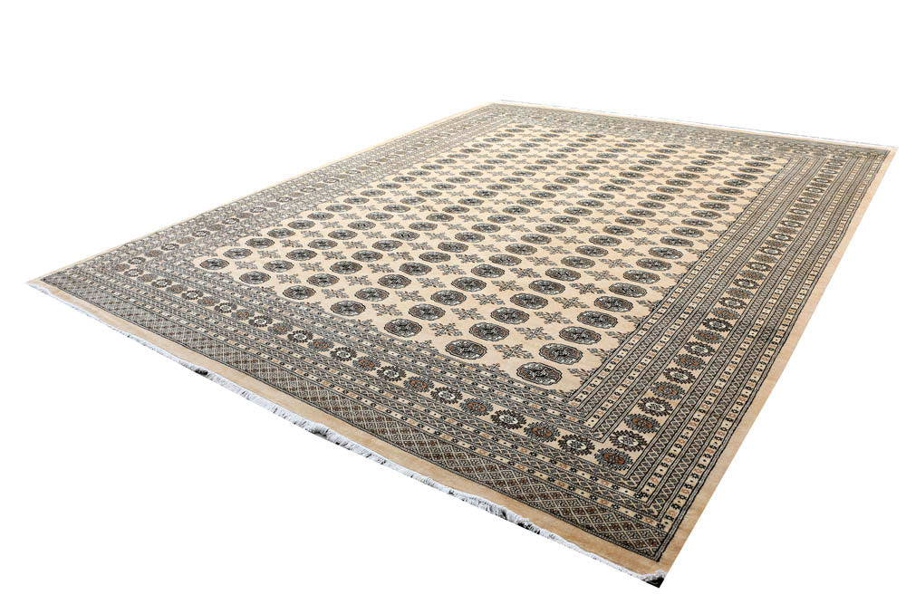 Bisque Bokhara 10' 5 x 13' 5 - No. 48440 - ALRUG Rug Store