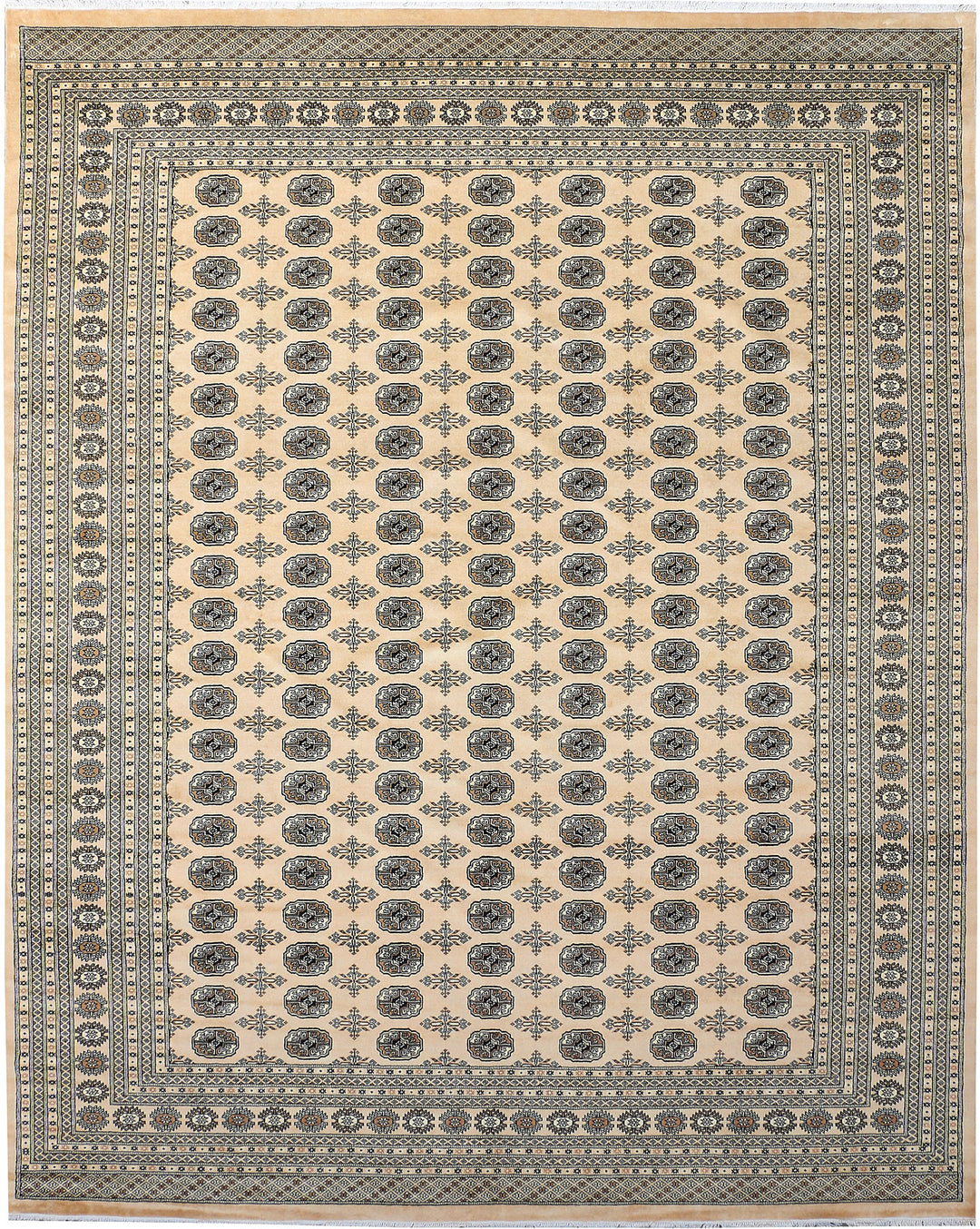 Bisque Bokhara 10' 5 x 13' 5 - No. 48440 - ALRUG Rug Store
