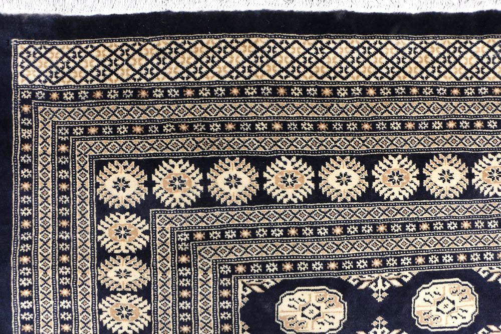 Midnight Blue Bokhara 9' 2 x 11' 8 - No. 48442 - ALRUG Rug Store