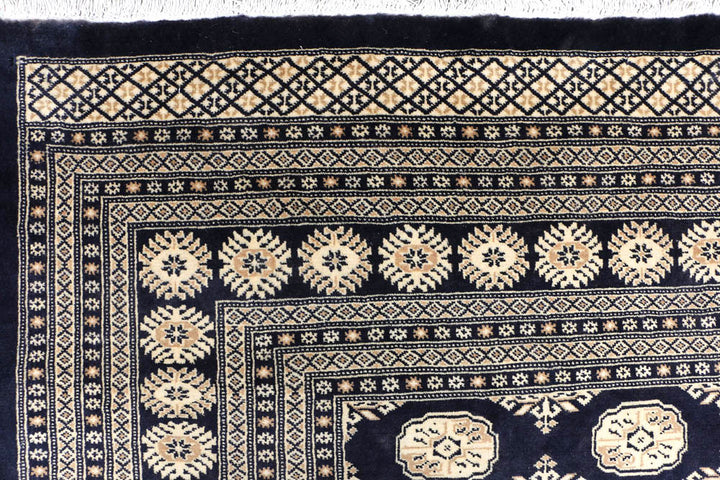 Midnight Blue Bokhara 9' 2 x 11' 8 - No. 48442 - ALRUG Rug Store