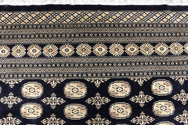 Midnight Blue Bokhara 9' 2 x 11' 8 - No. 48442 - ALRUG Rug Store