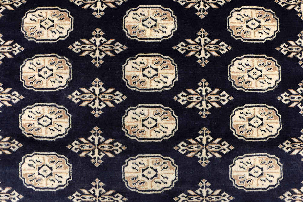 Midnight Blue Bokhara 9' 2 x 11' 8 - No. 48442 - ALRUG Rug Store