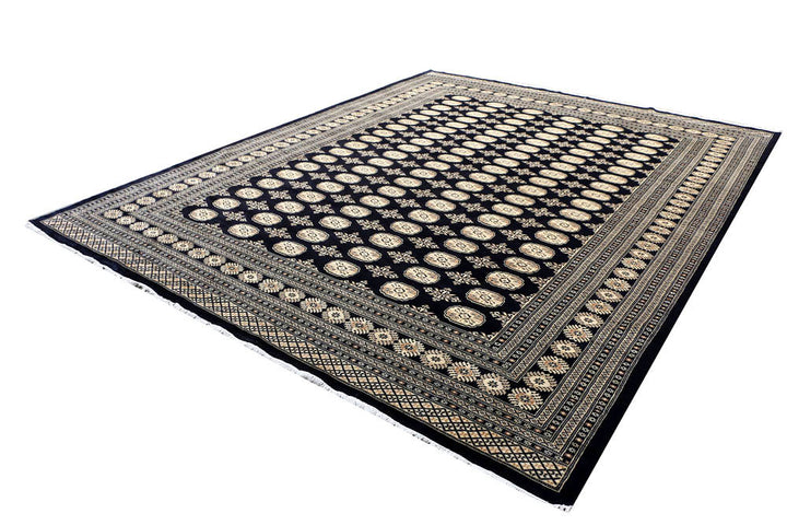 Midnight Blue Bokhara 9' 2 x 11' 8 - No. 48442 - ALRUG Rug Store