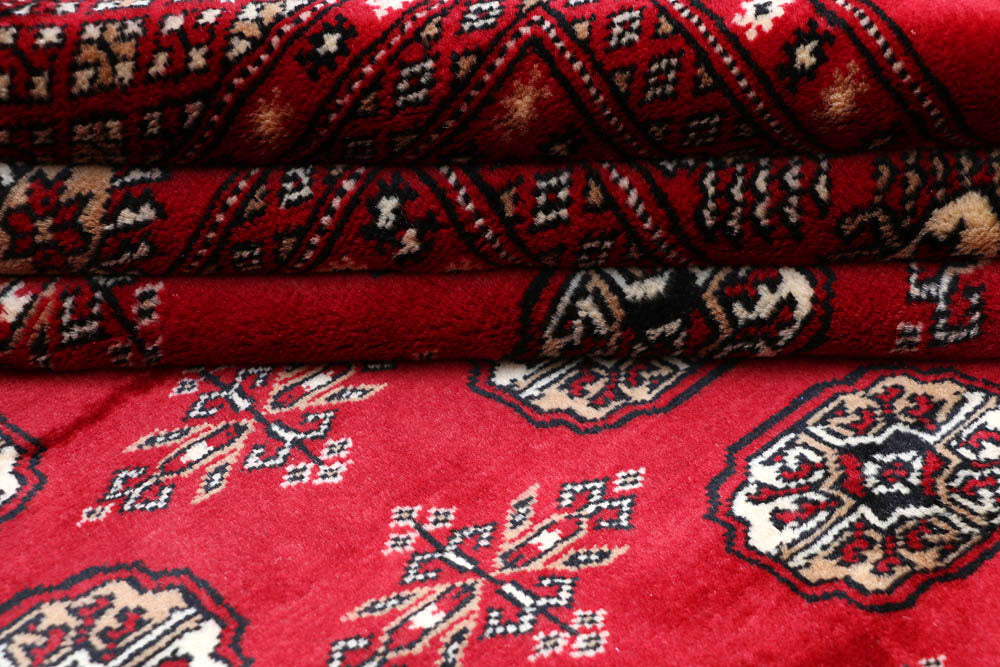 Firebrick Bokhara 10' 5 x 13' 9 - No. 48443 - ALRUG Rug Store