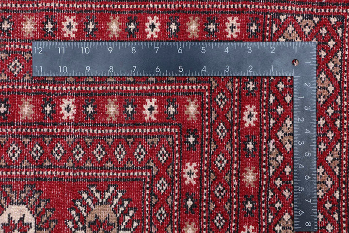 Firebrick Bokhara 10' 5 x 13' 9 - No. 48443 - ALRUG Rug Store