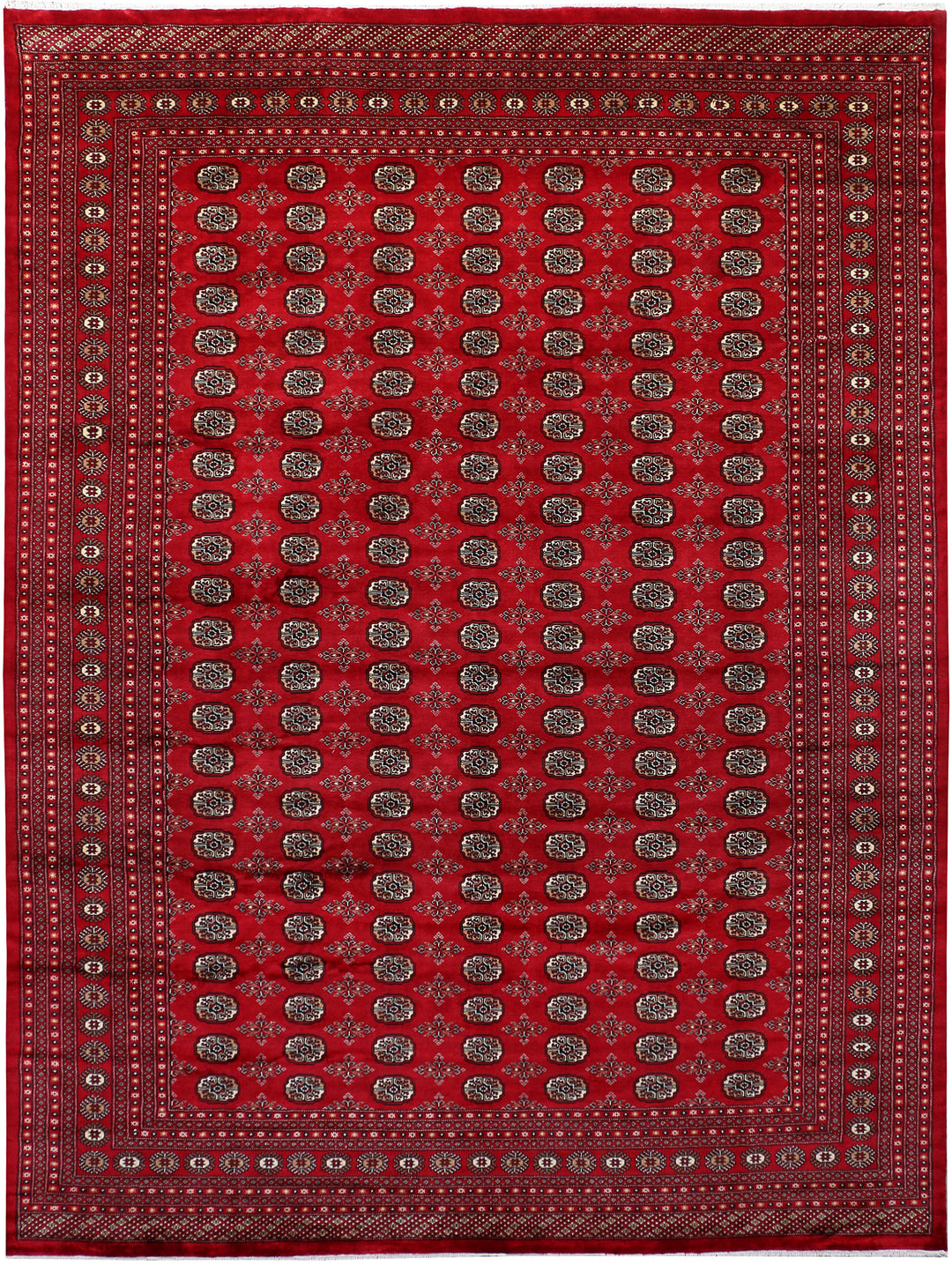 Firebrick Bokhara 10' 5 x 13' 9 - No. 48443 - ALRUG Rug Store