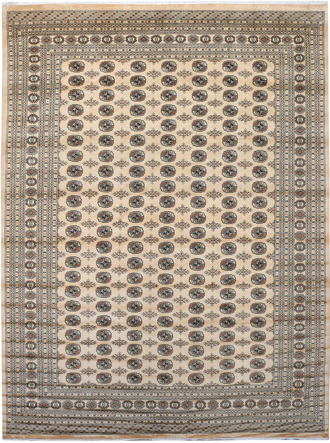 Bisque Bokhara 10' 4 x 13' 11 - No. 48444 - ALRUG Rug Store
