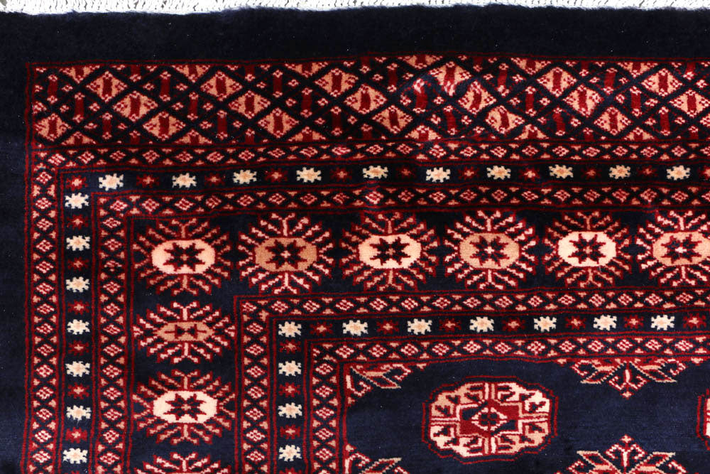 Midnight Blue Bokhara 8' x 10' 2 - No. 48448 - ALRUG Rug Store