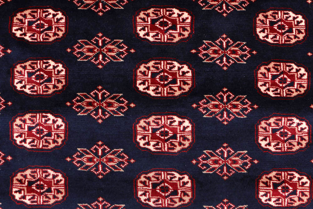 Midnight Blue Bokhara 8' x 10' 2 - No. 48448 - ALRUG Rug Store