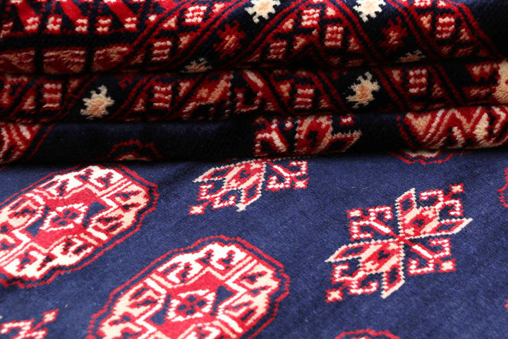 Midnight Blue Bokhara 8' x 10' 2 - No. 48448 - ALRUG Rug Store