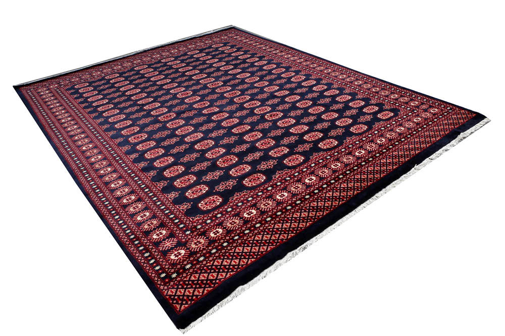 Midnight Blue Bokhara 8' 1 x 10' - No. 48452 - ALRUG Rug Store