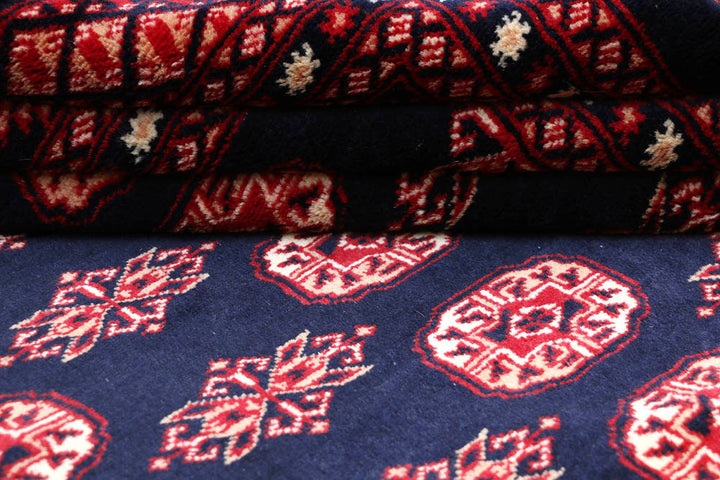 Midnight Blue Bokhara 8' 1 x 10' - No. 48452 - ALRUG Rug Store