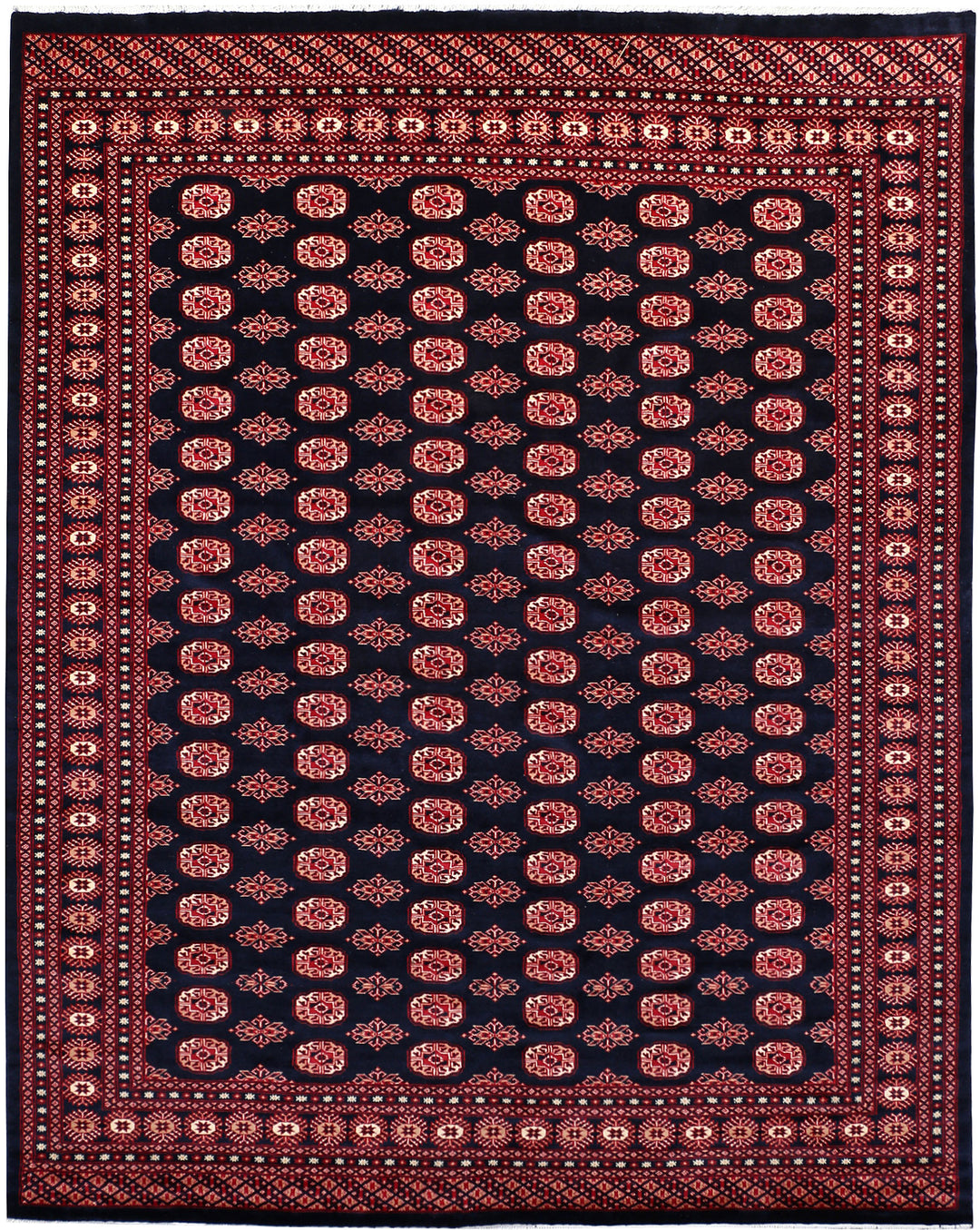 Midnight Blue Bokhara 8' 1 x 10' - No. 48452 - ALRUG Rug Store