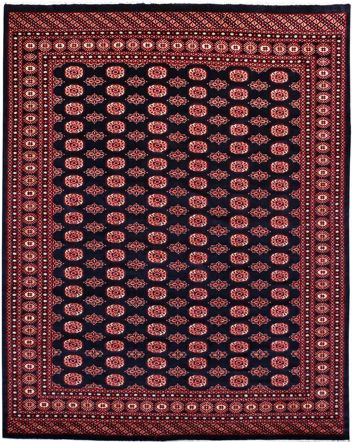 Midnight Blue Bokhara 8' 1 x 10' - No. 48452 - ALRUG Rug Store