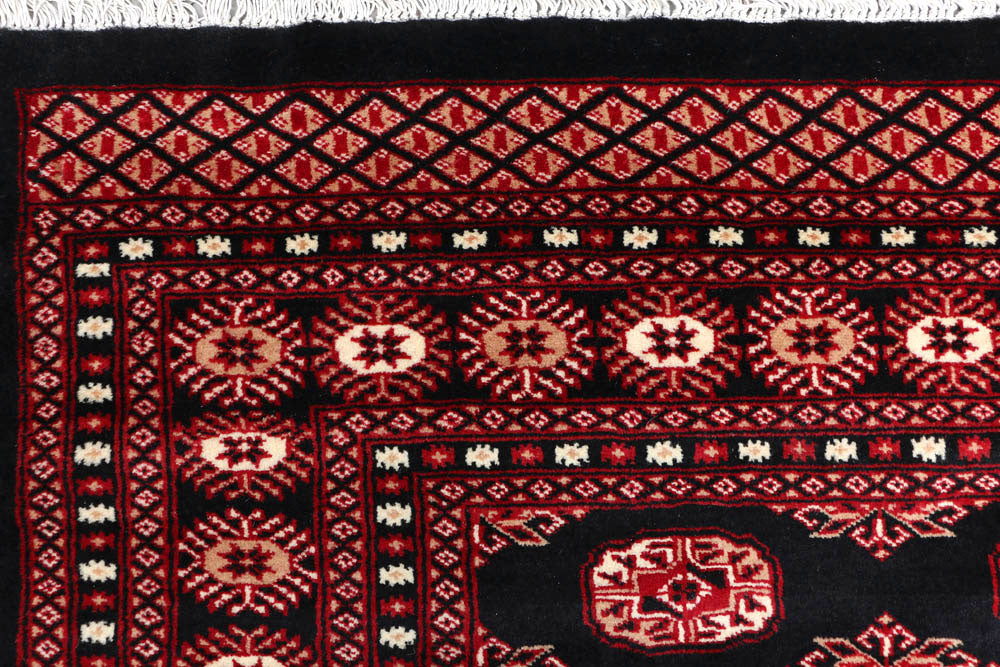 Black Bokhara 8' x 9' 11 - No. 48454 - ALRUG Rug Store