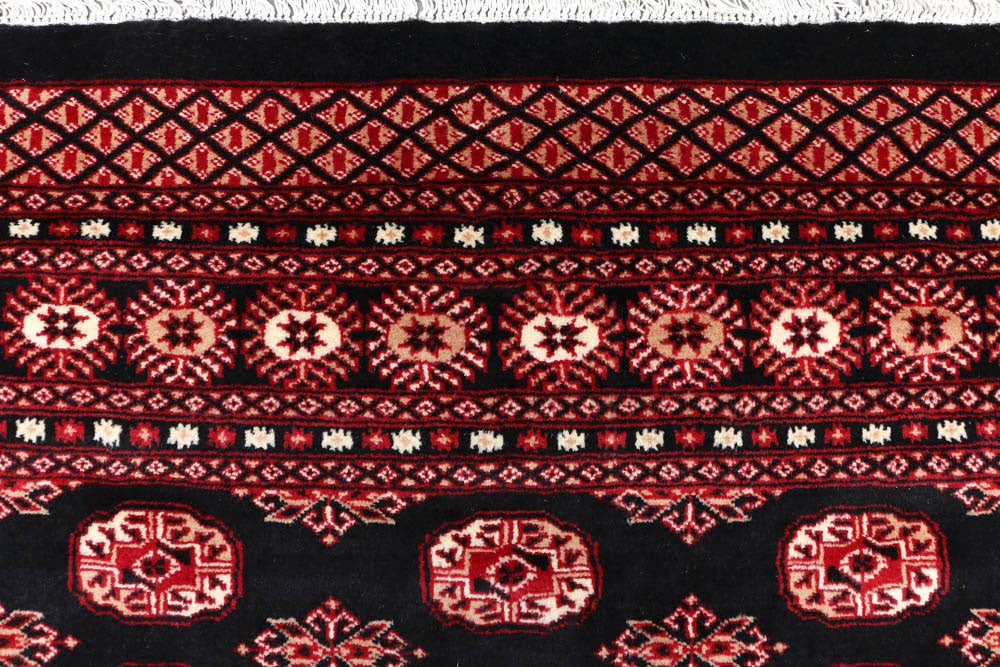 Black Bokhara 8' x 9' 11 - No. 48454 - ALRUG Rug Store