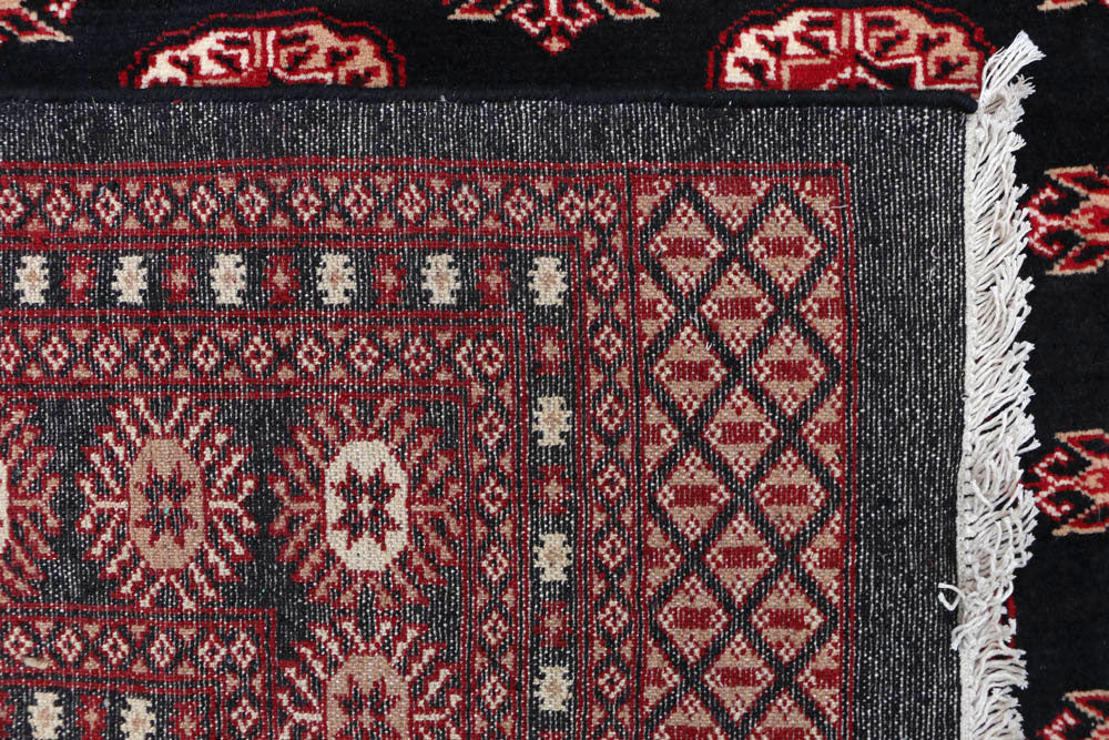 Black Bokhara 8' x 9' 11 - No. 48454 - ALRUG Rug Store