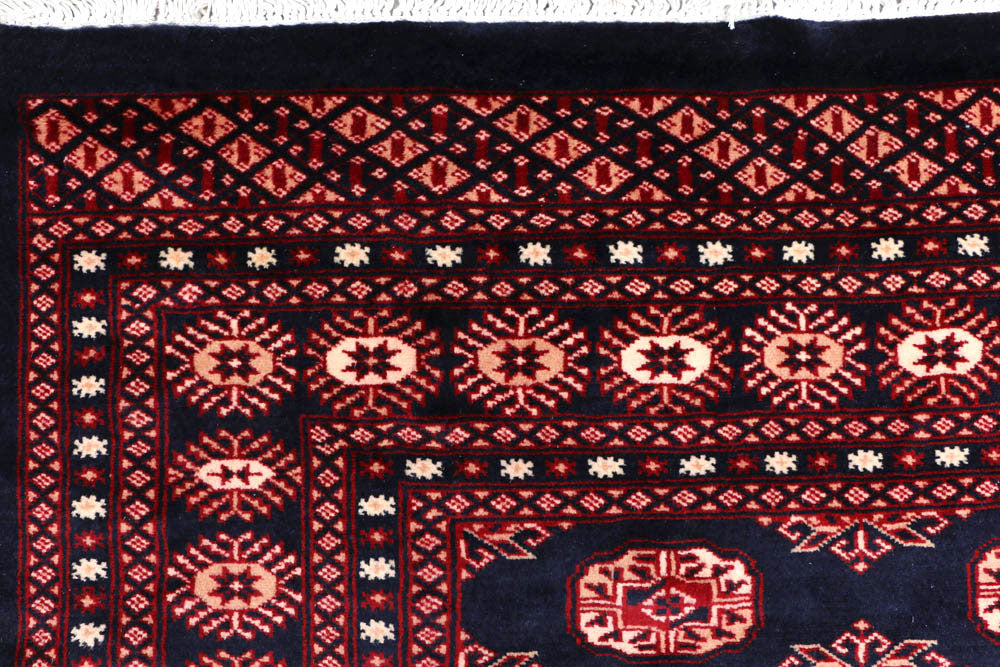 Midnight Blue Bokhara 8' x 9' 11 - No. 48456 - ALRUG Rug Store