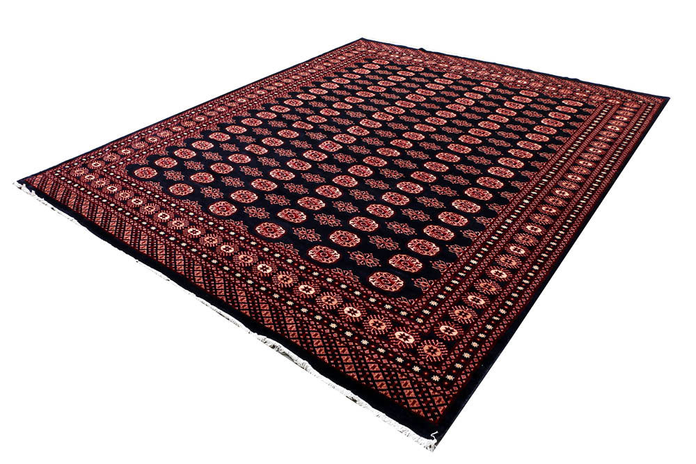Midnight Blue Bokhara 8' x 9' 11 - No. 48456 - ALRUG Rug Store