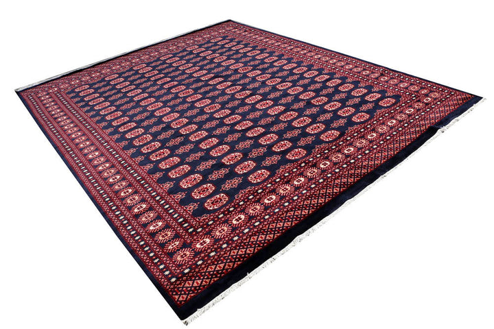 Midnight Blue Bokhara 8' x 9' 11 - No. 48456 - ALRUG Rug Store
