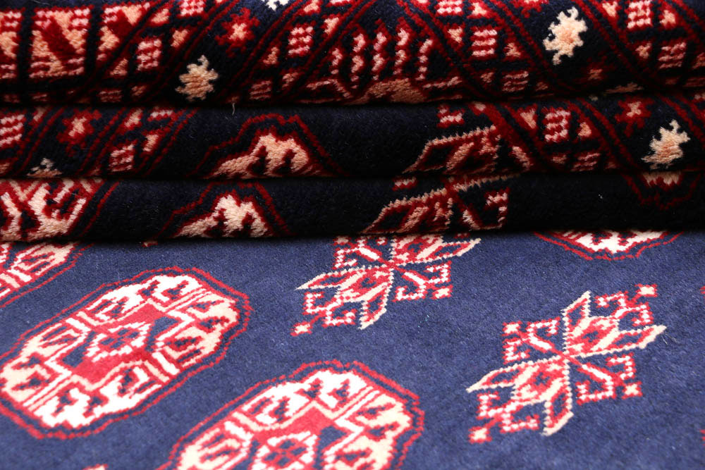 Midnight Blue Bokhara 8' x 9' 11 - No. 48456 - ALRUG Rug Store