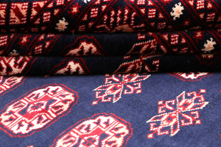 Midnight Blue Bokhara 8' x 9' 11 - No. 48456 - ALRUG Rug Store