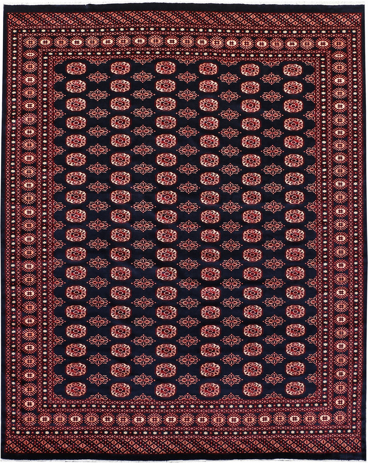 Midnight Blue Bokhara 8' x 9' 11 - No. 48456 - ALRUG Rug Store