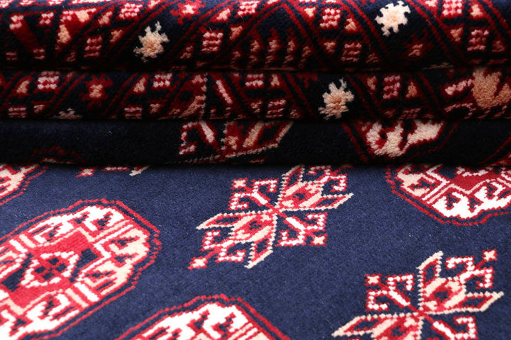 Midnight Blue Bokhara 8' 1 x 9' 9 - No. 48459 - ALRUG Rug Store