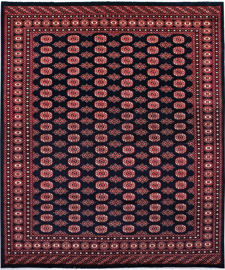 Midnight Blue Bokhara 8' 1 x 9' 9 - No. 48459 - ALRUG Rug Store