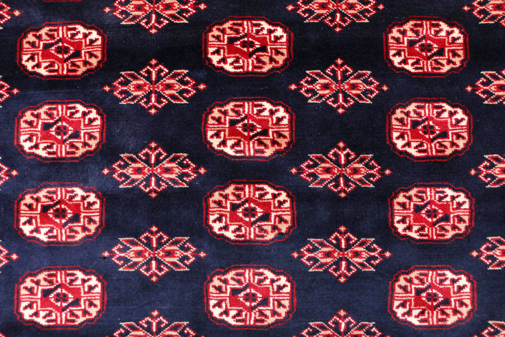 Midnight Blue Bokhara 7' 10 x 9' 9 - No. 48461 - ALRUG Rug Store