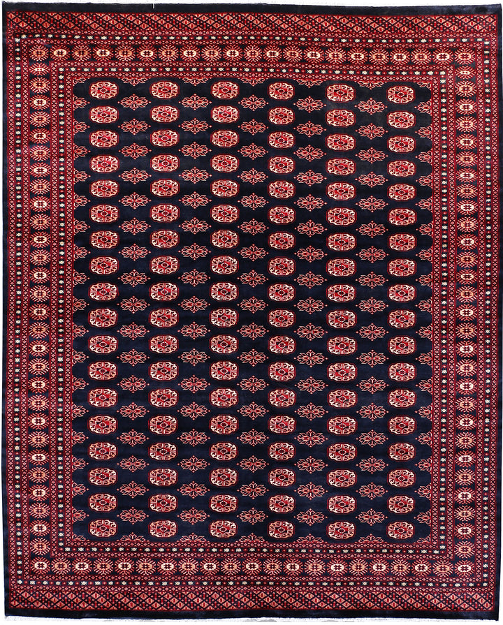 Midnight Blue Bokhara 7' 10 x 9' 9 - No. 48461 - ALRUG Rug Store