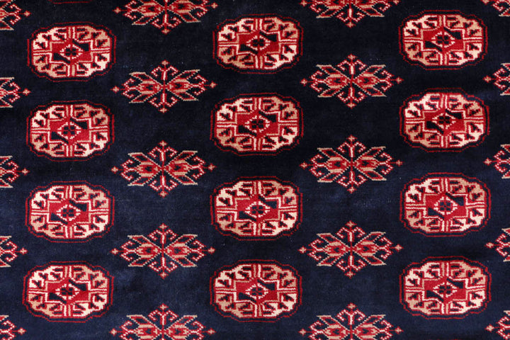 Midnight Blue Bokhara 7' 10 x 9' 10 - No. 48463 - ALRUG Rug Store