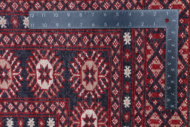 Midnight Blue Bokhara 7' 10 x 9' 10 - No. 48463 - ALRUG Rug Store