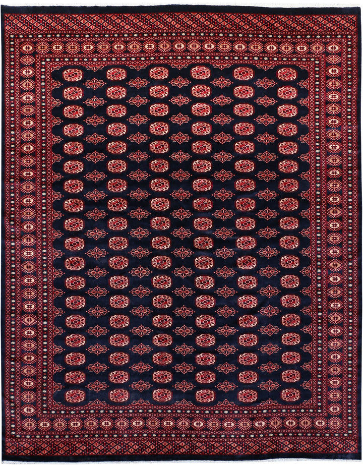 Midnight Blue Bokhara 7' 10 x 9' 10 - No. 48463 - ALRUG Rug Store