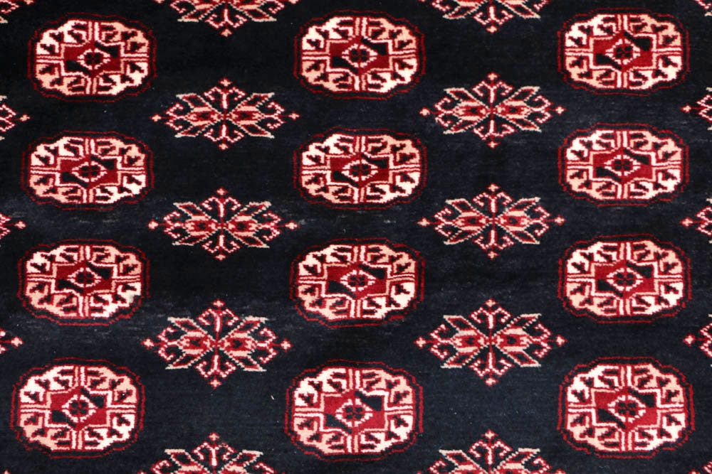 Black Bokhara 8' x 10' 4 - No. 48465 - ALRUG Rug Store