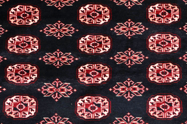 Black Bokhara 8' x 10' 4 - No. 48465 - ALRUG Rug Store