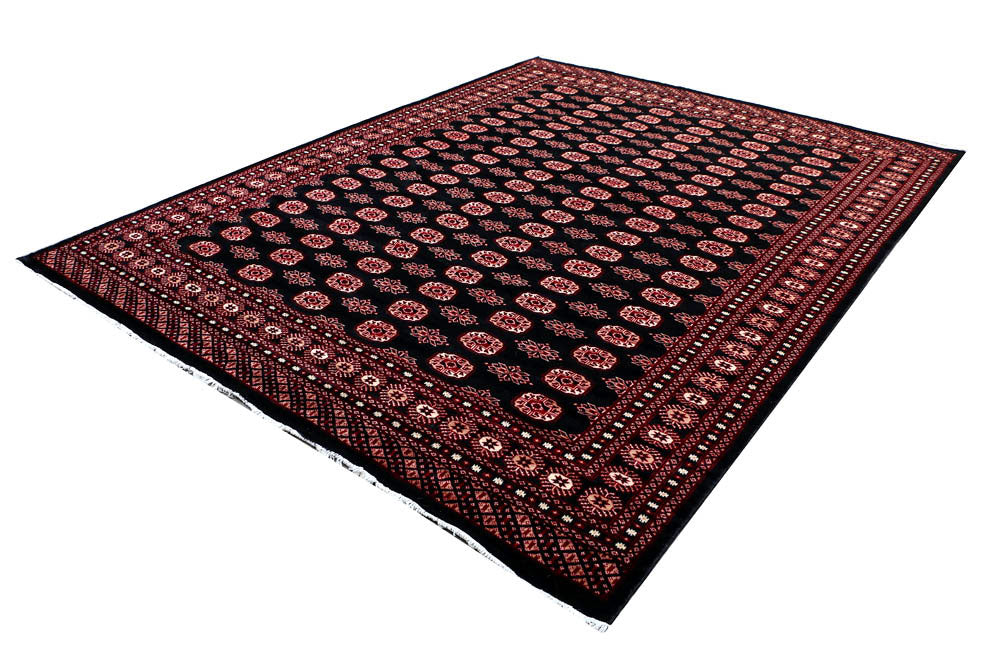 Black Bokhara 8' x 10' 4 - No. 48465 - ALRUG Rug Store