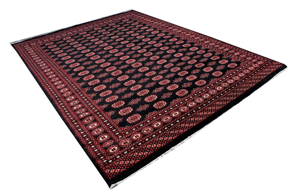 Black Bokhara 8' x 10' 4 - No. 48465 - ALRUG Rug Store