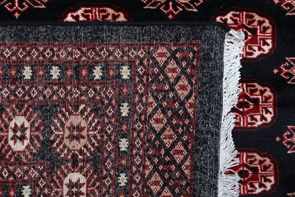 Black Bokhara 8' x 10' 4 - No. 48465 - ALRUG Rug Store