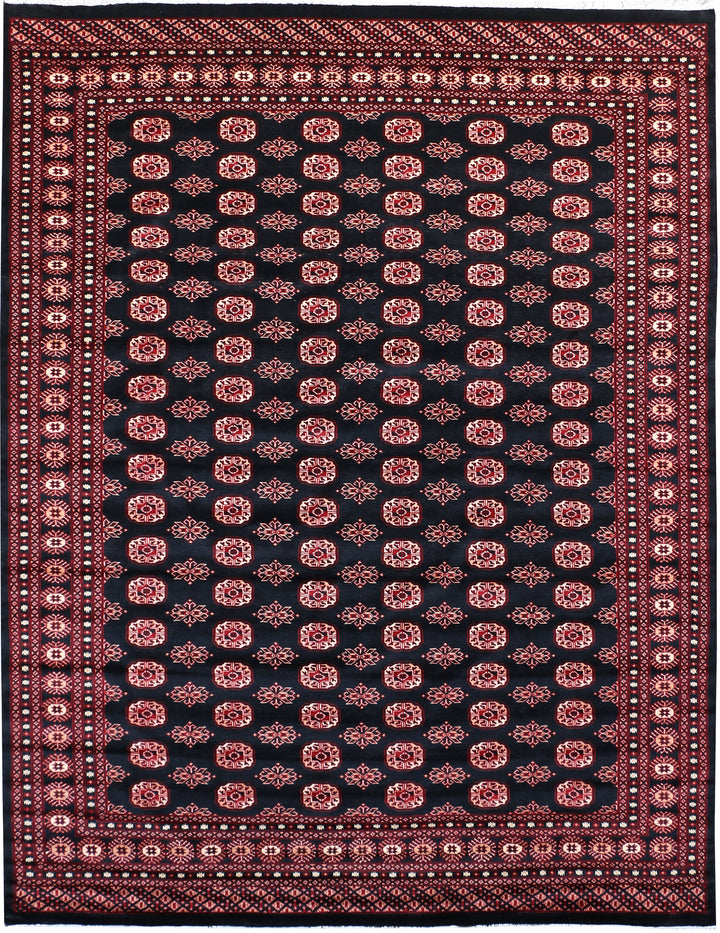 Black Bokhara 8' x 10' 4 - No. 48465 - ALRUG Rug Store